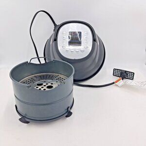 Instant Pot Air Fryer Lid 6   With Basket Insert and Manuals-See Description